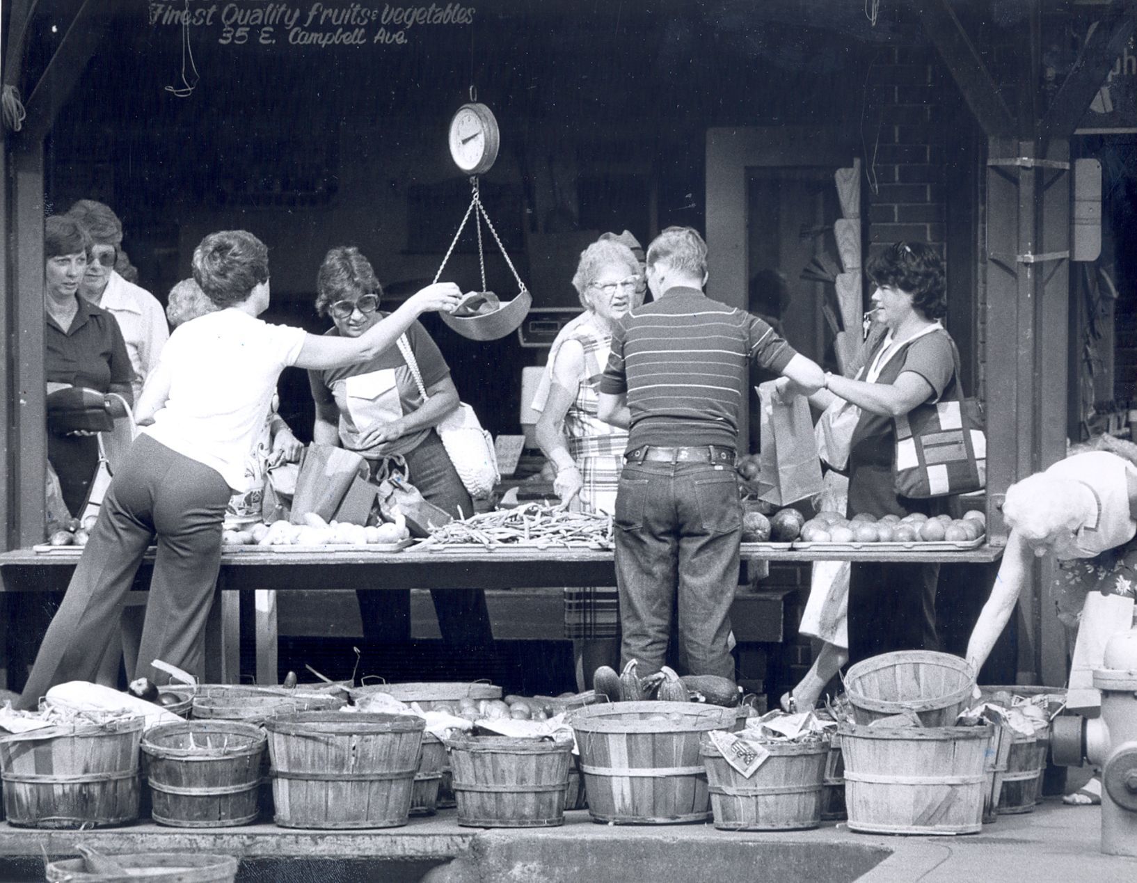 Market customers